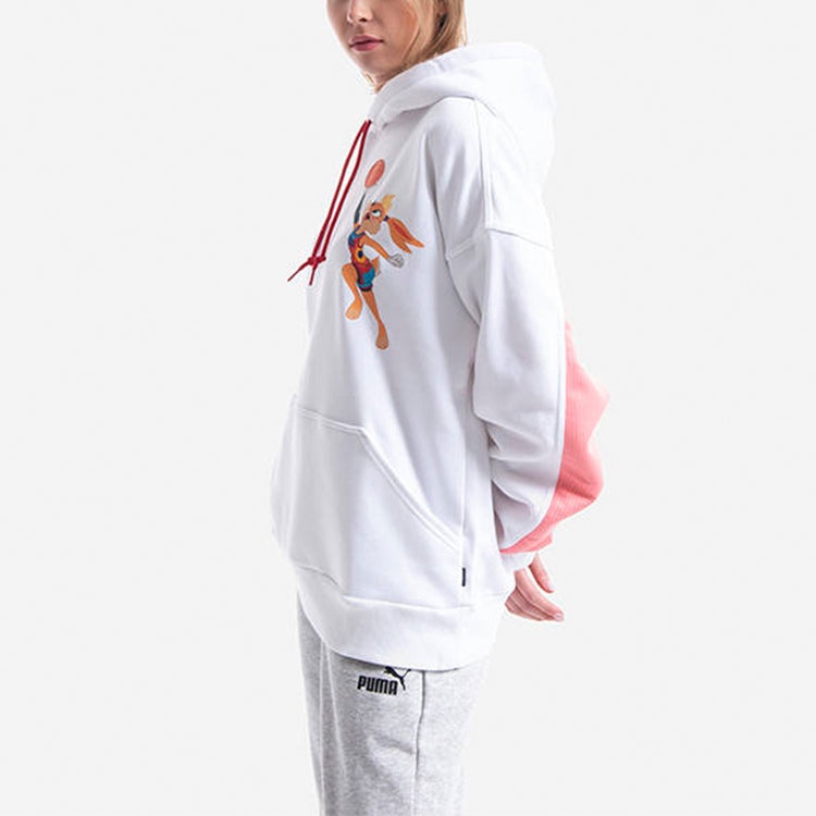 (WMNS) Converse x Space Jam A New Legacy Lola Hoodie 'White' 10023067-A01 - 7