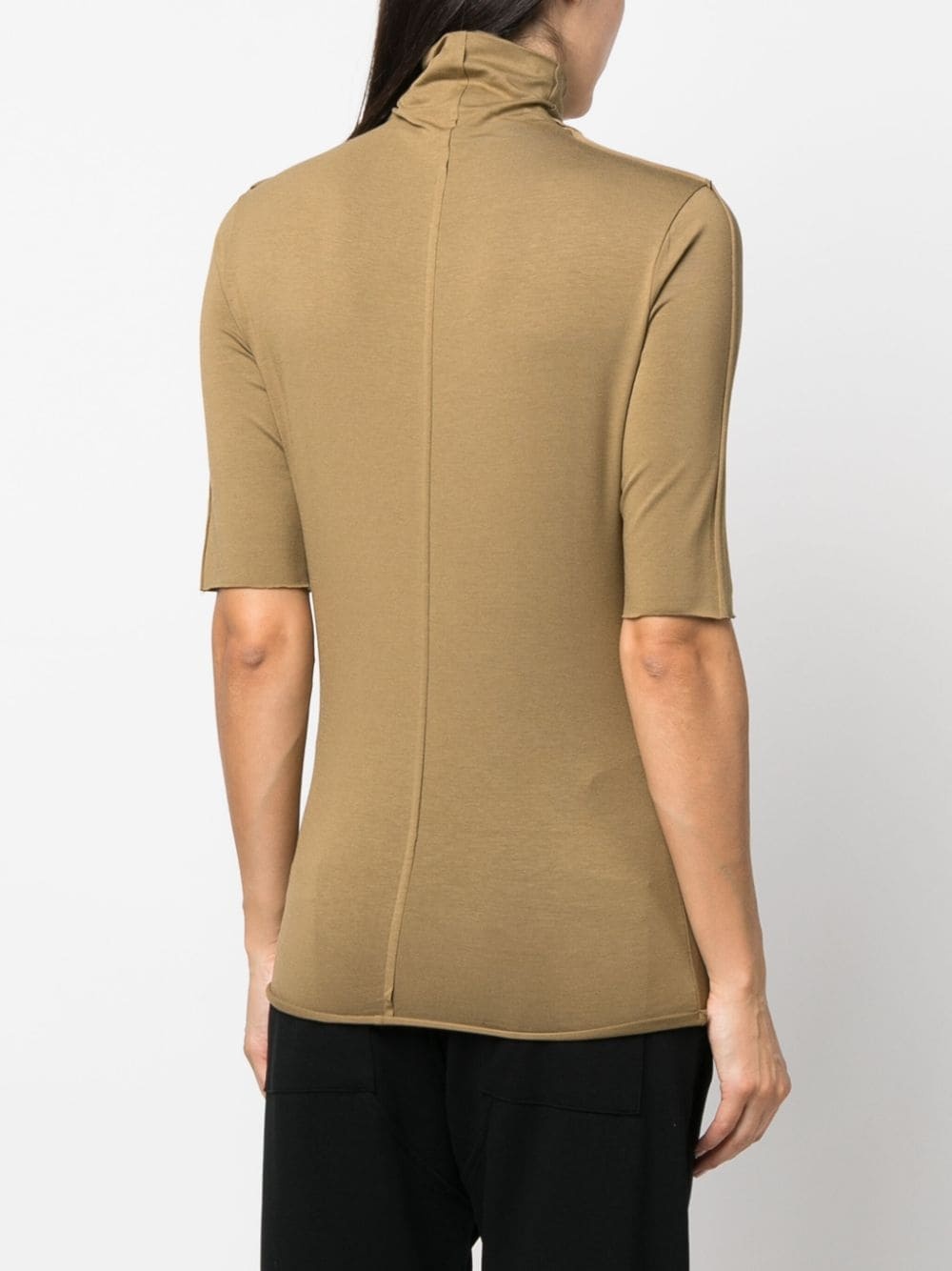 roll-neck half-sleeved T-shirt - 4