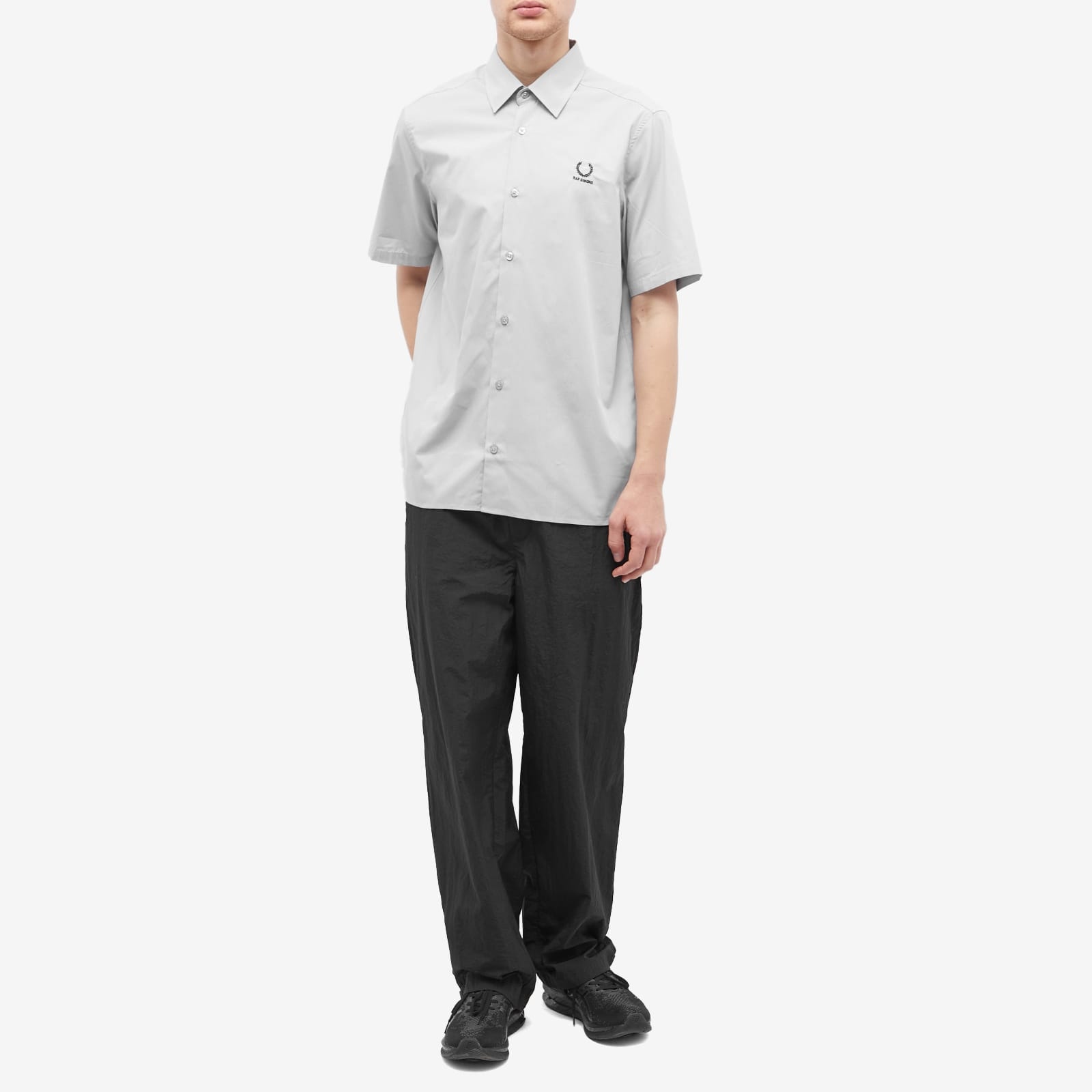 Fred Perry x Raf Simons Embroidered Short Sleeve Shirt - 4
