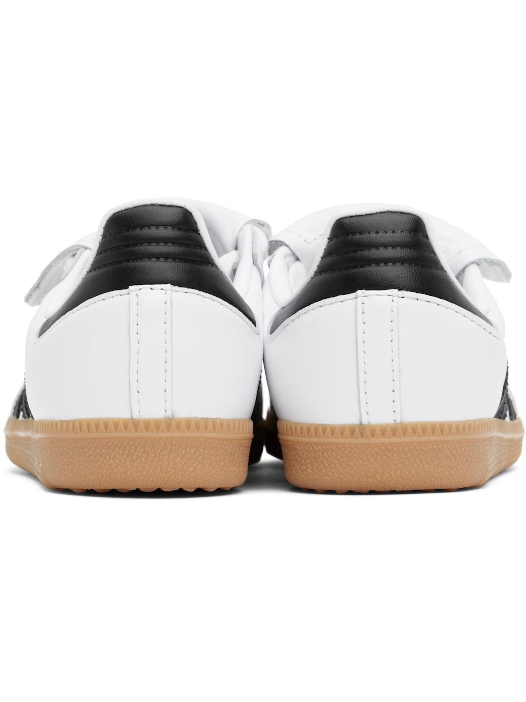White & Black Samba LT Sneakers - 2