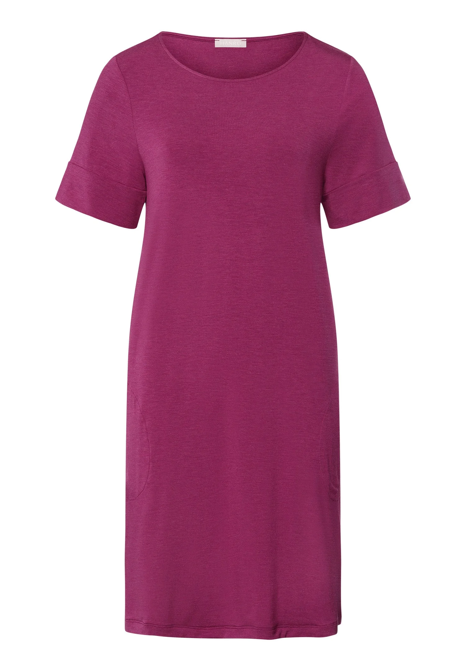 Natural Elegance Soft Round Neck Nightgown - 1