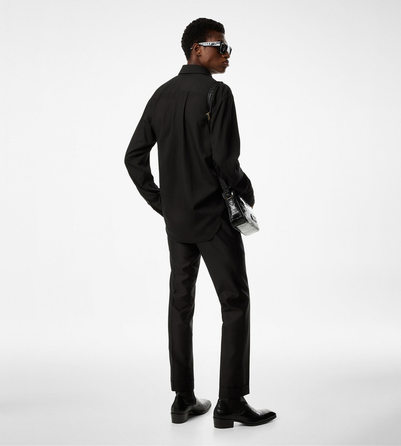 PRINTED CROC SMALL MESSENGER 6