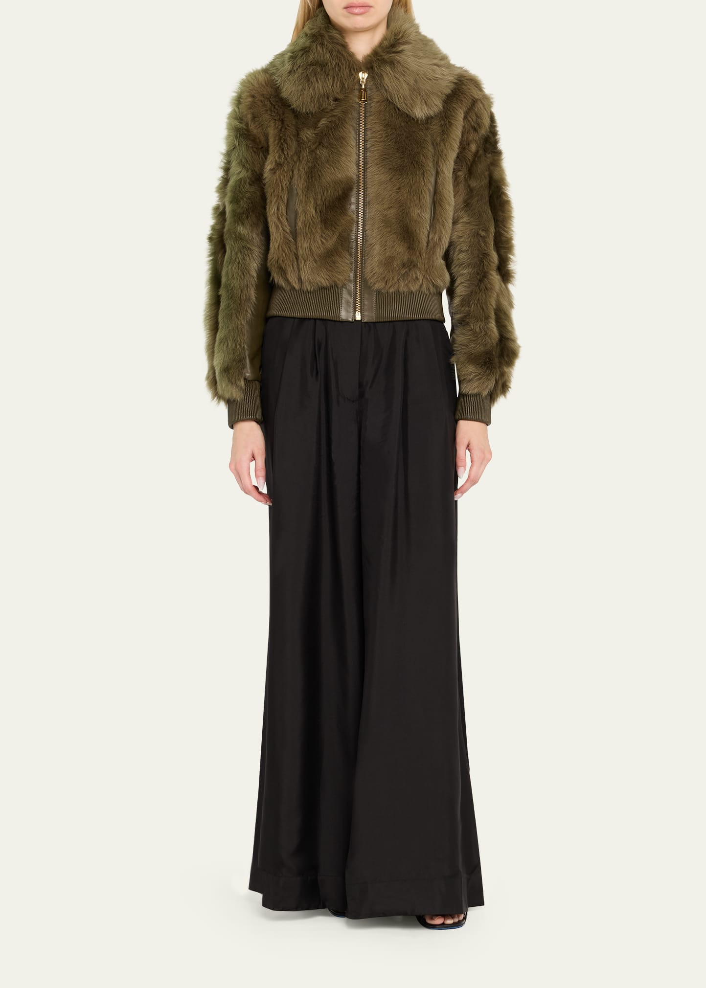 Hypnotic Shearling Bomber Jacket - 2