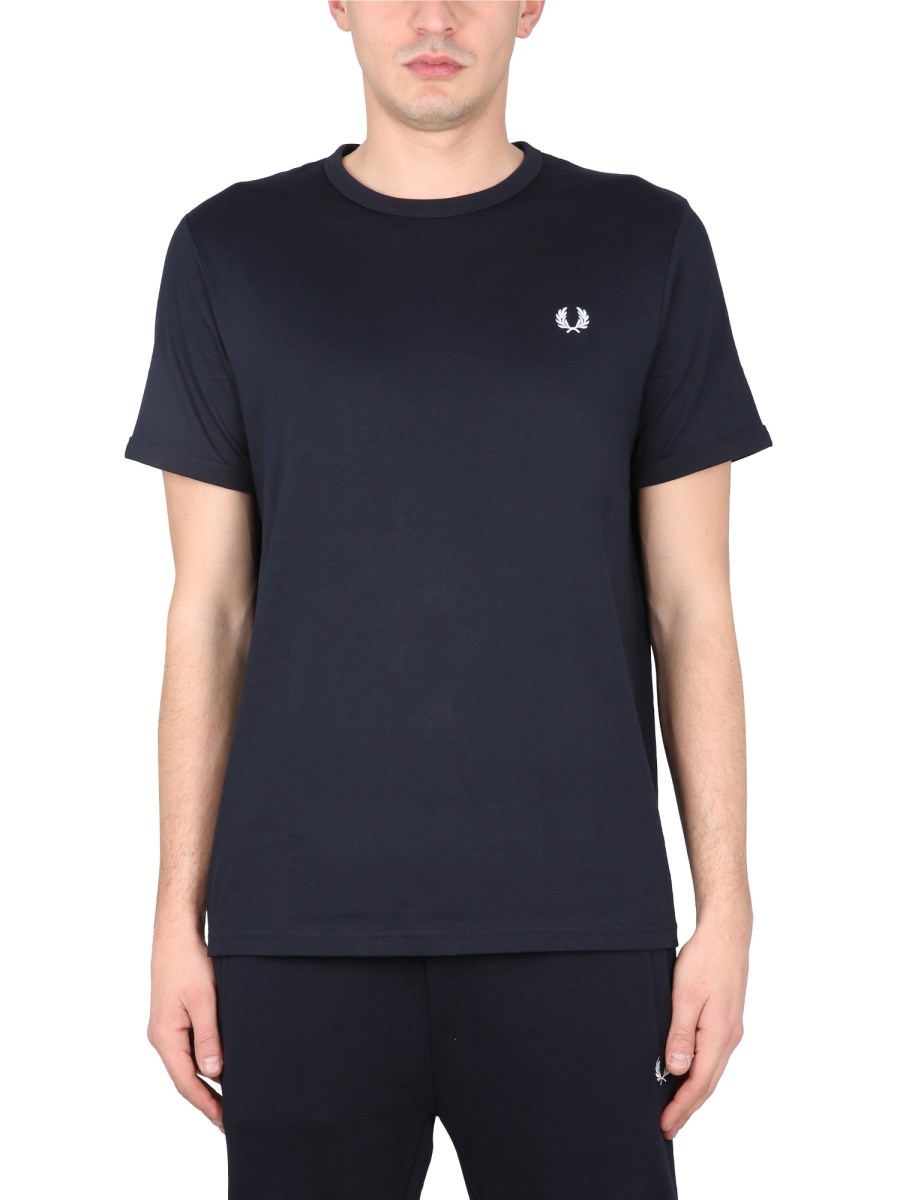 COTTON JERSEY T-SHIRT WITH LOGO EMBROIDERY - 1