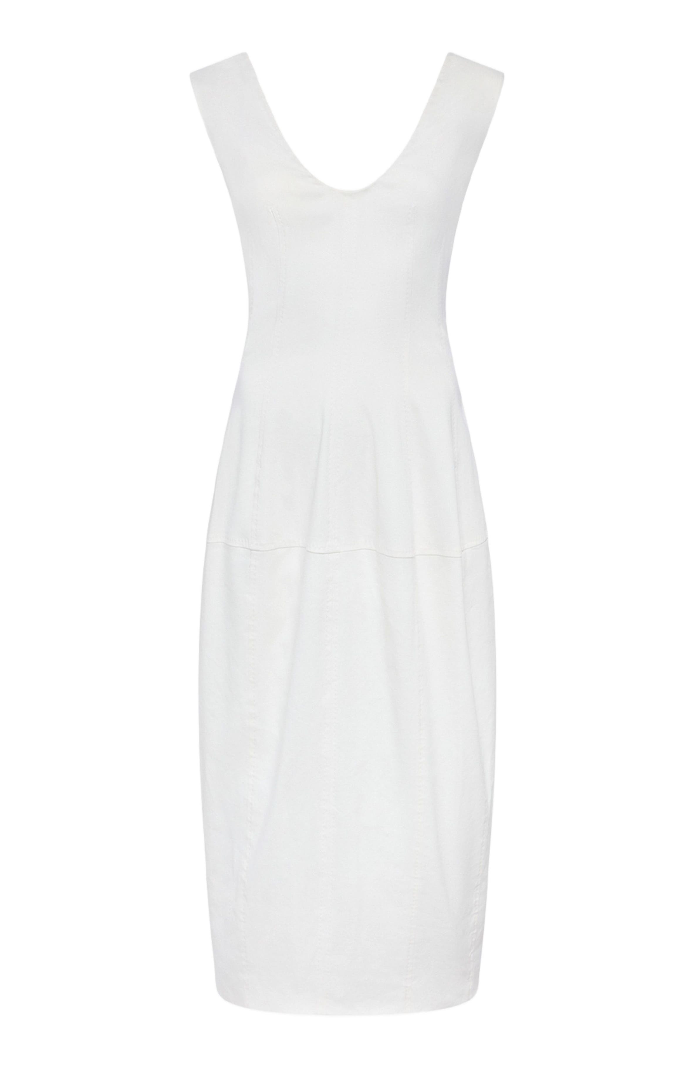 Another Tomorrow Seamed Dress in Off White at Nordstrom - 2