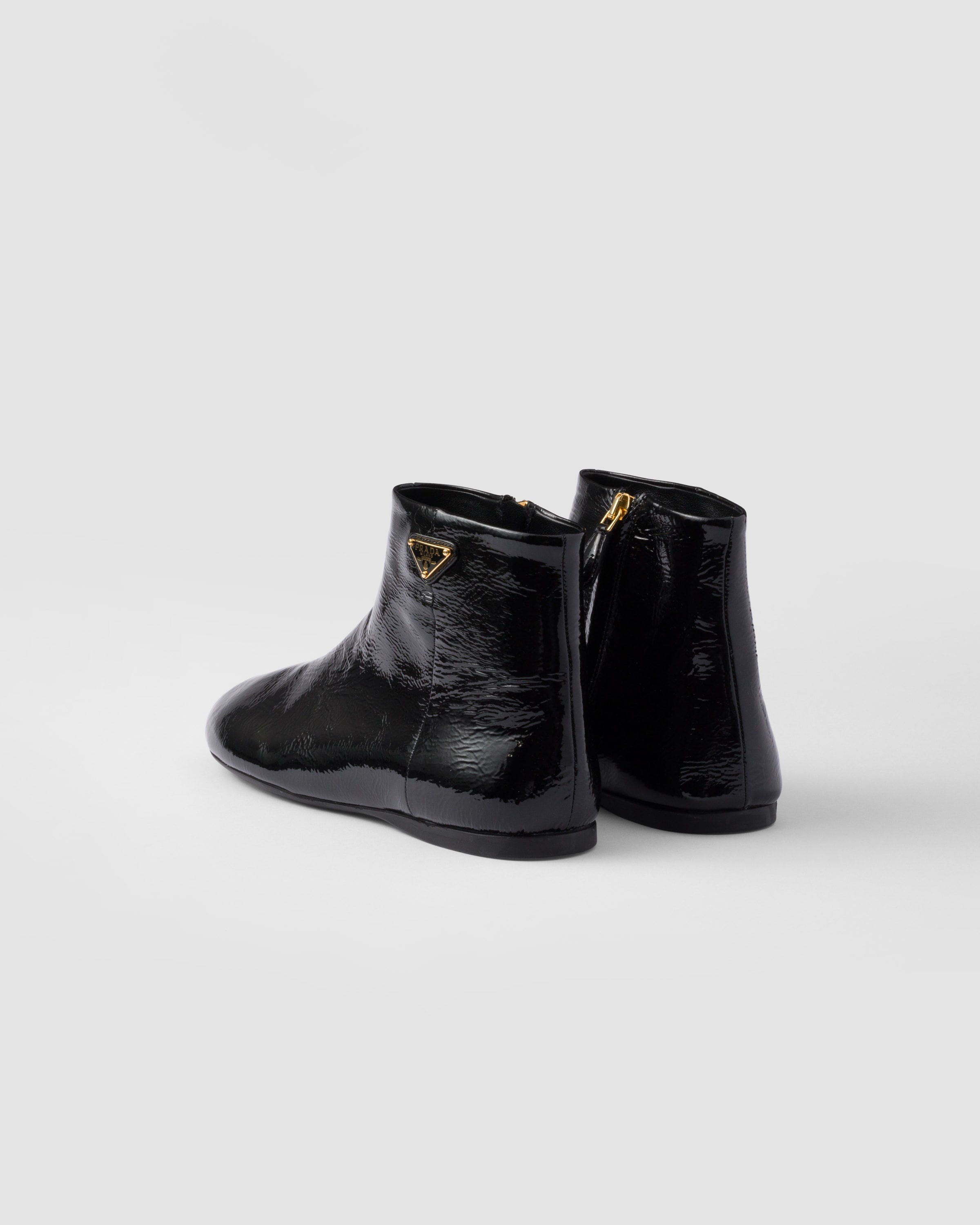 Patent leather booties - 5