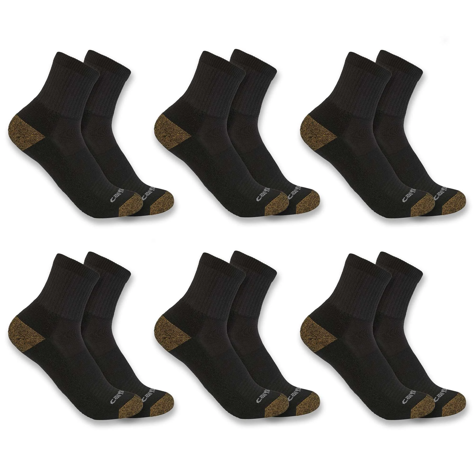 Midweight Quarter Sock 6-Pack - 1