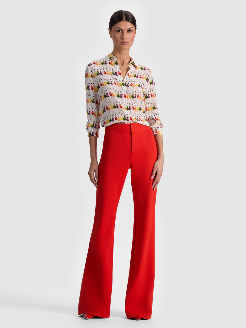A+O X GRETCHEN ROEHRS WILLA SILK BLOUSE 3