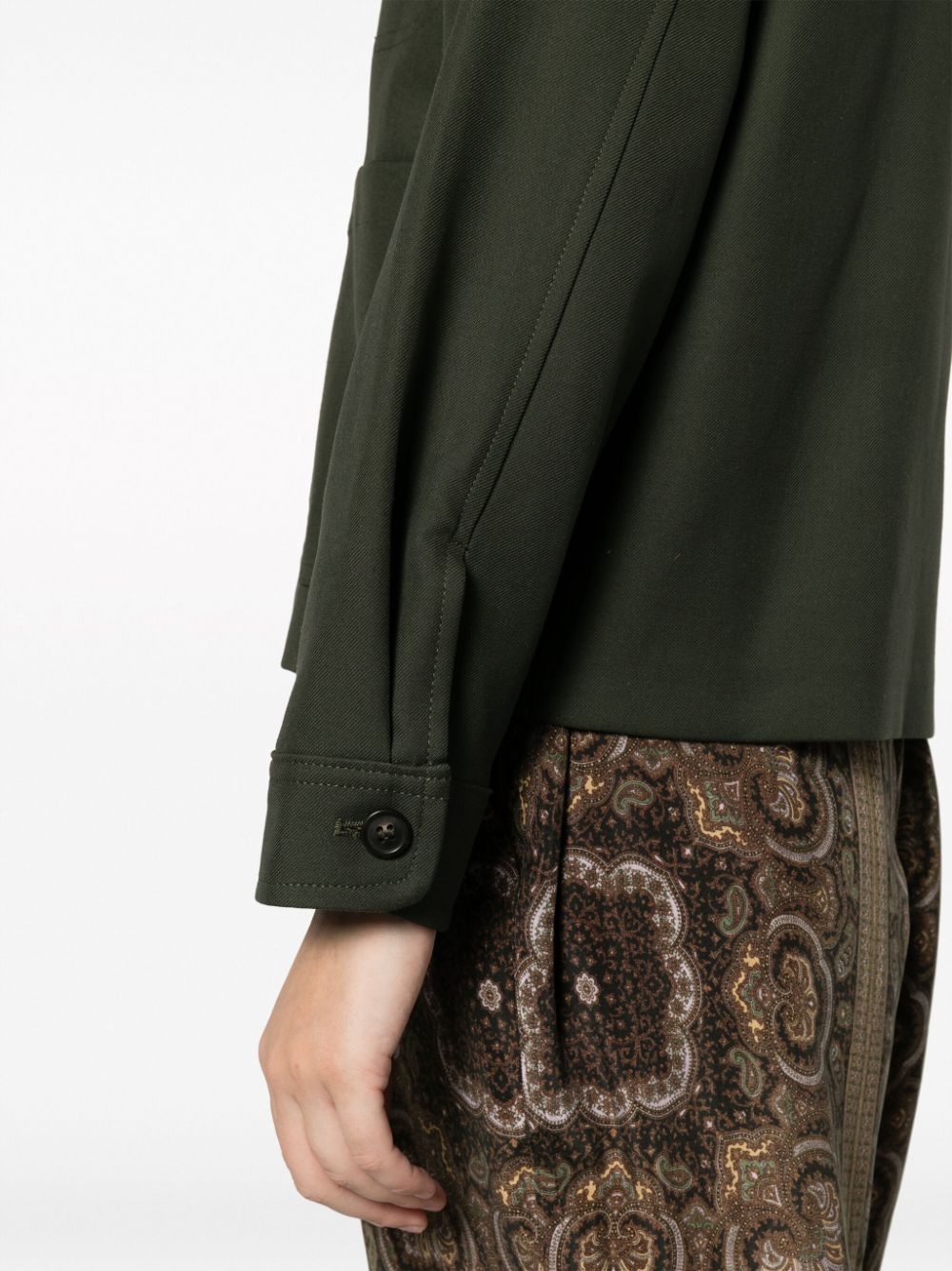 A.P.C. button-up cotton jacket | REVERSIBLE