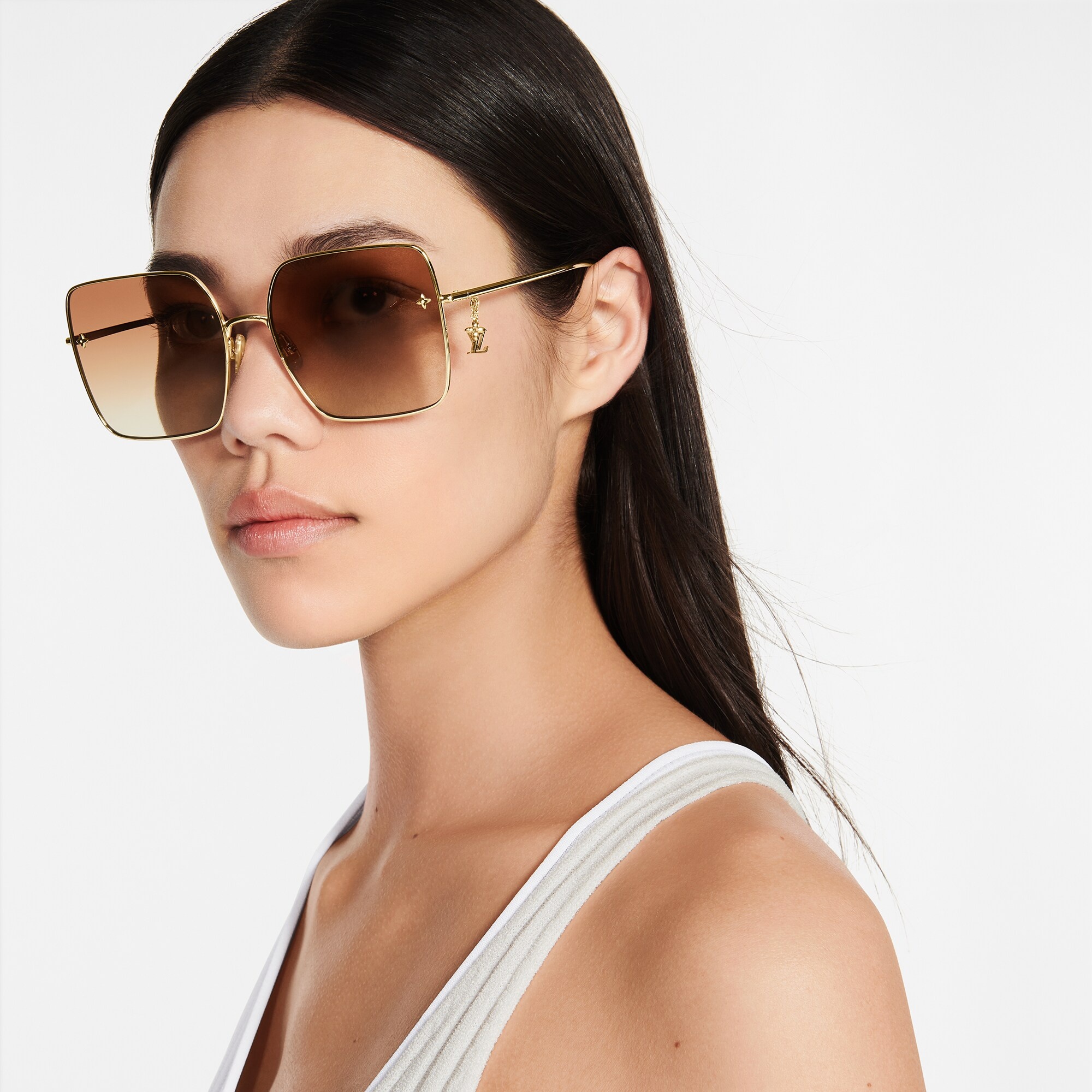 LV Charm Square Sunglasses - 2