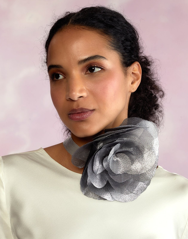 Organza Flower Ties 1