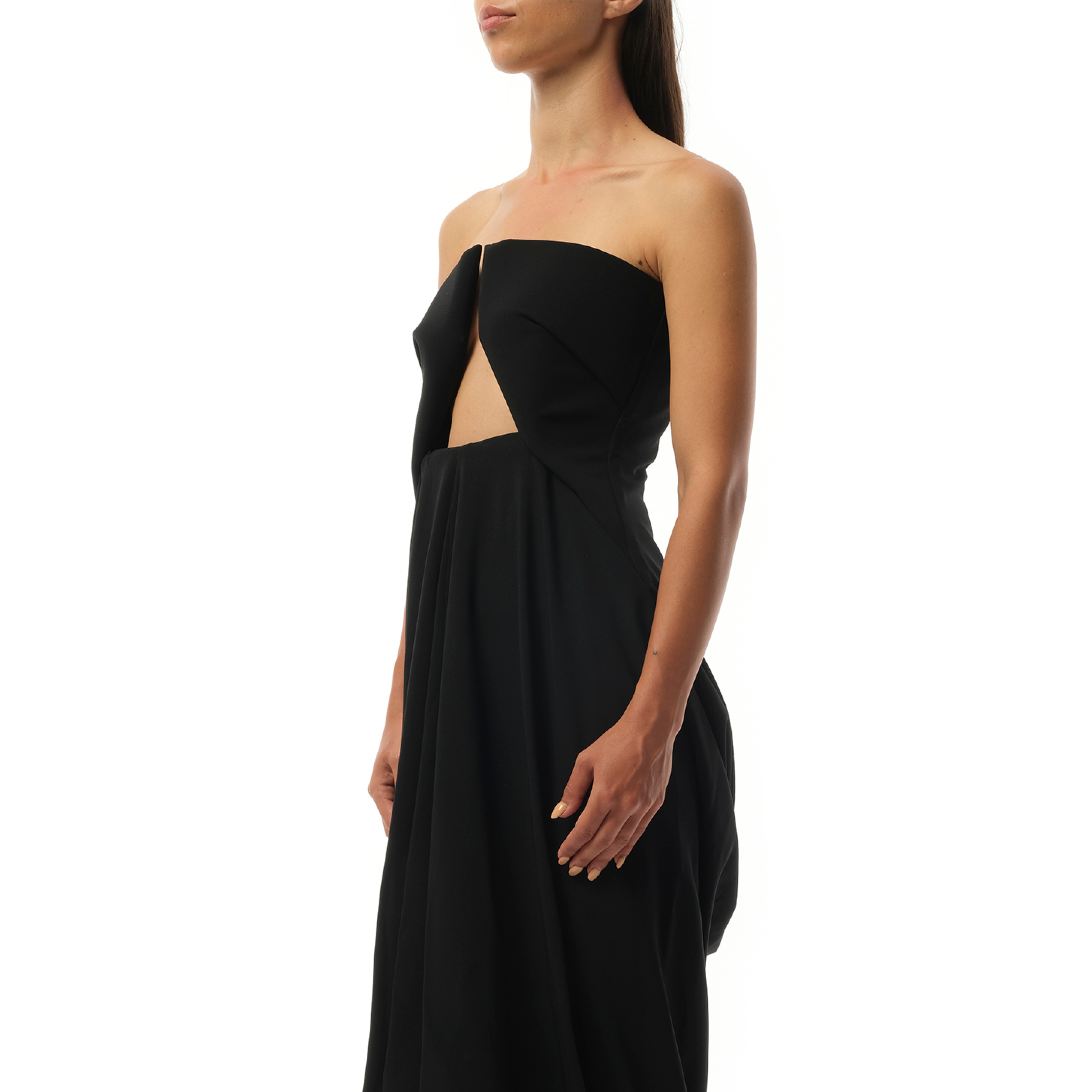 Amphora Prong Gown in Black - 5