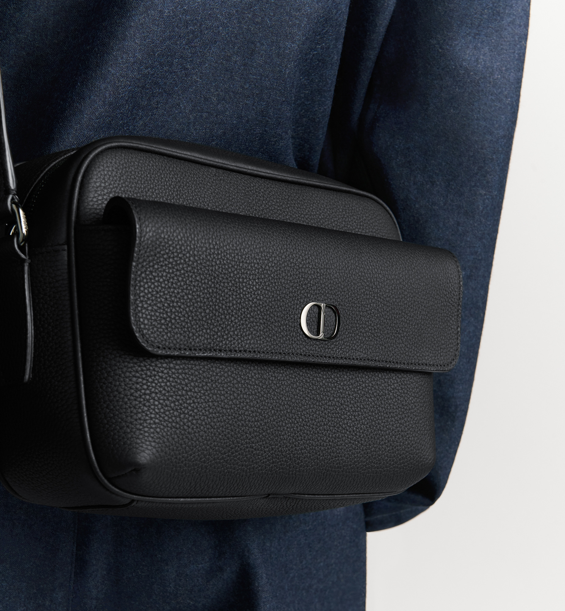 CD Icon Zipped Messenger Bag - 8