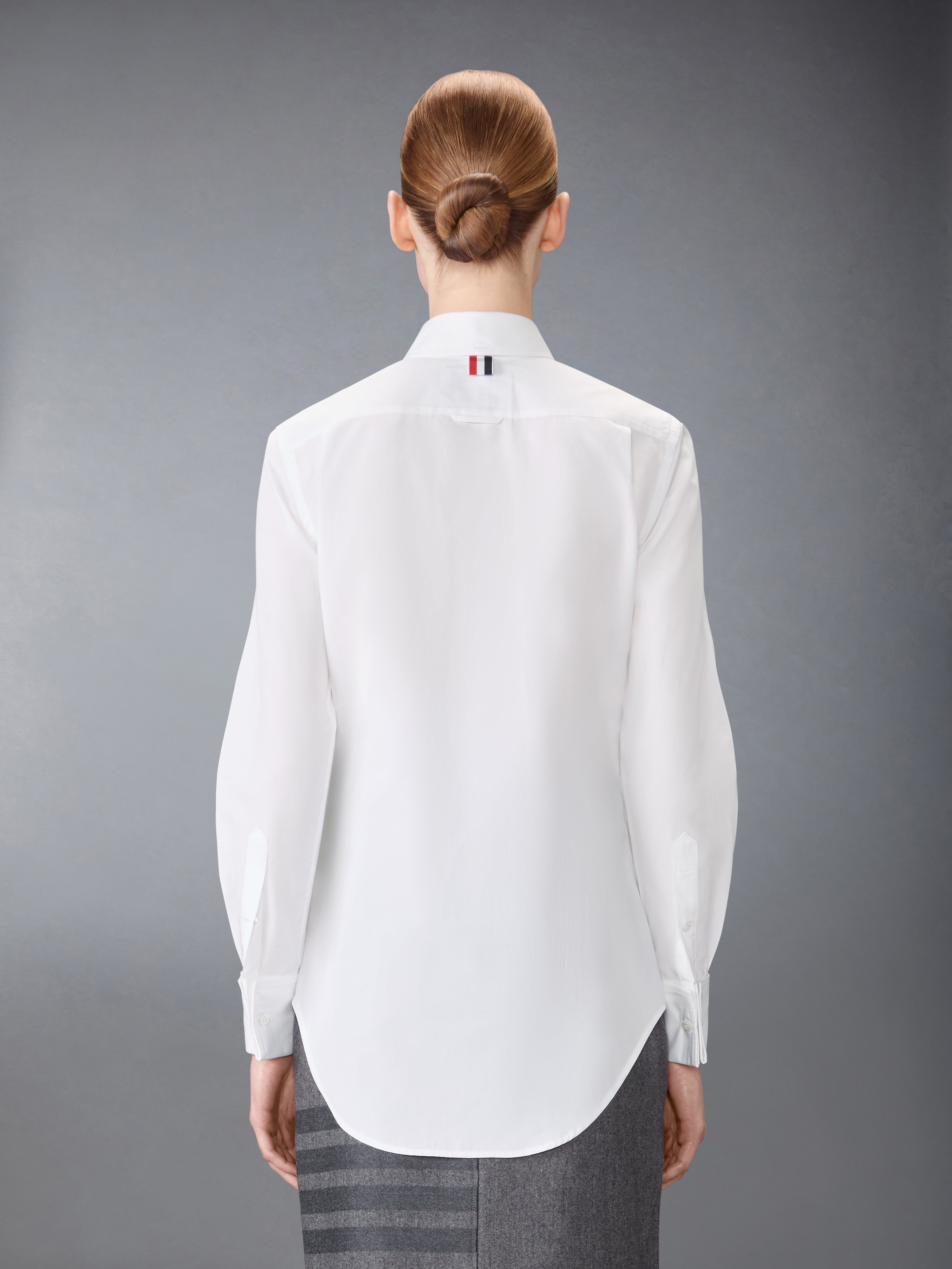 SOLID POPLIN FRENCH CUFF SHIRT - 4