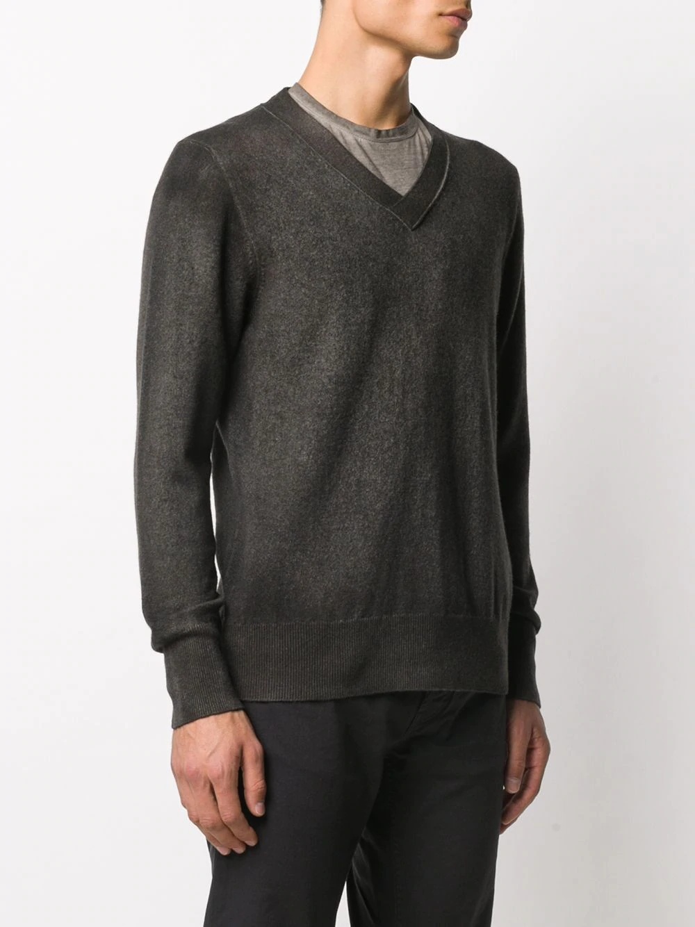 v-neck pullover jumper - 3