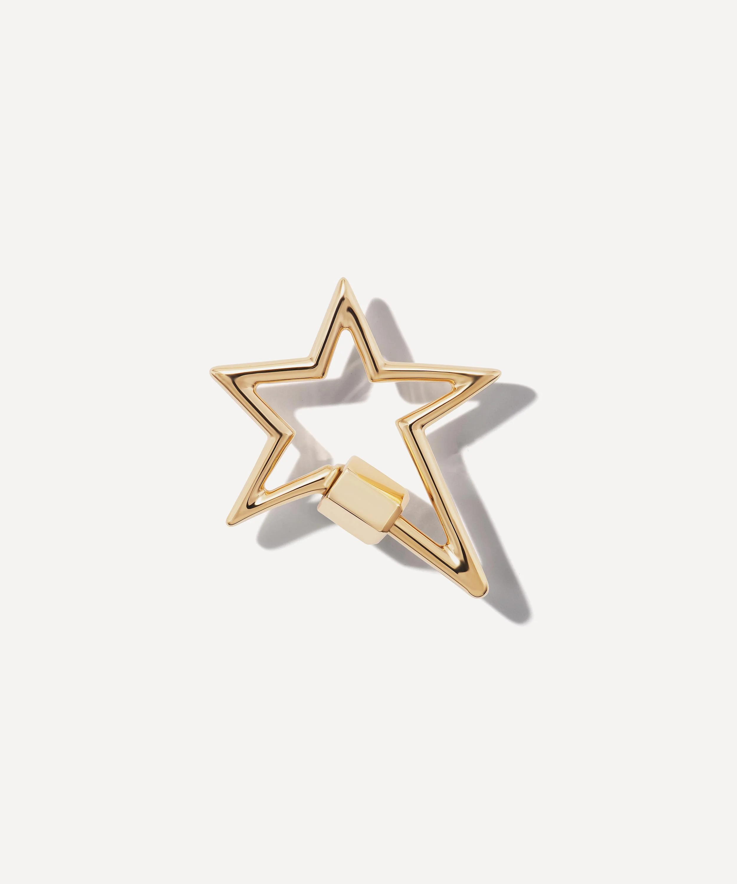 14ct Gold Starlock Carabiner Clasp - 1