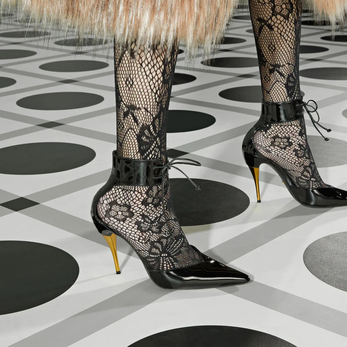 Women's high heel patent pump - 3