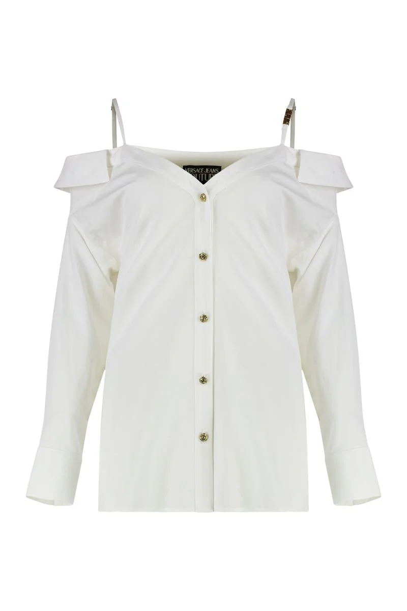 Versace Jeans Couture Off-Shoulders Shirt - 1