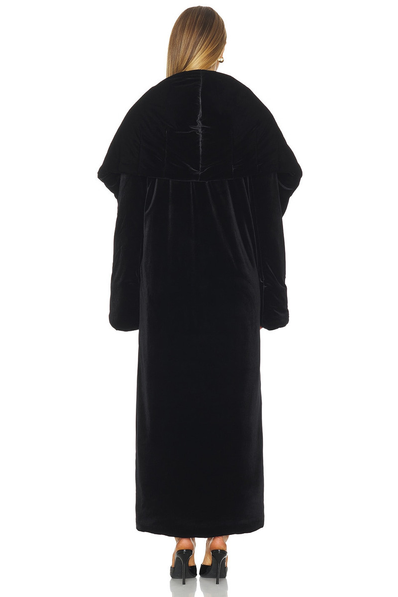 NORMA KAMALI Oversized Shawl Collar Maxi Coat outlook