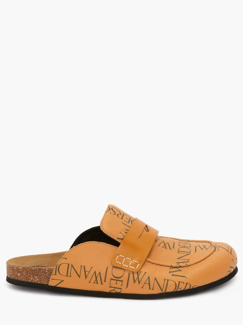 WOMEN'S LEATHER LOAFER MULES - 1