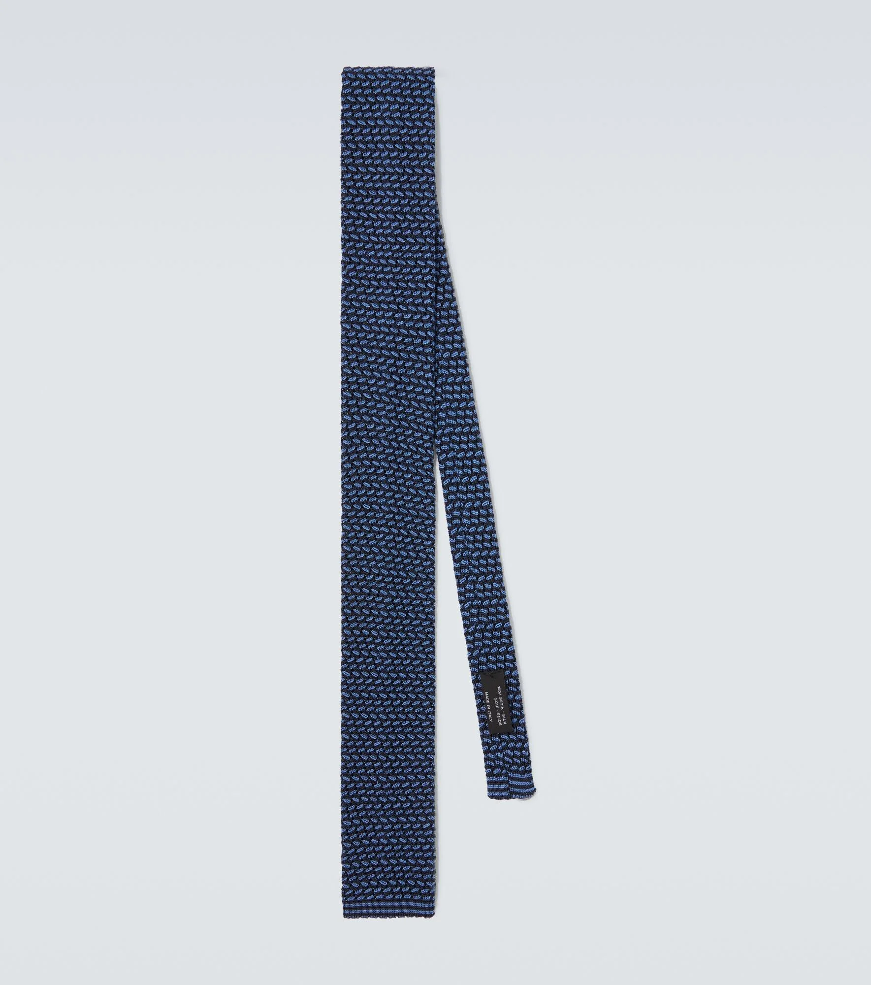 Knitted silk tie - 1