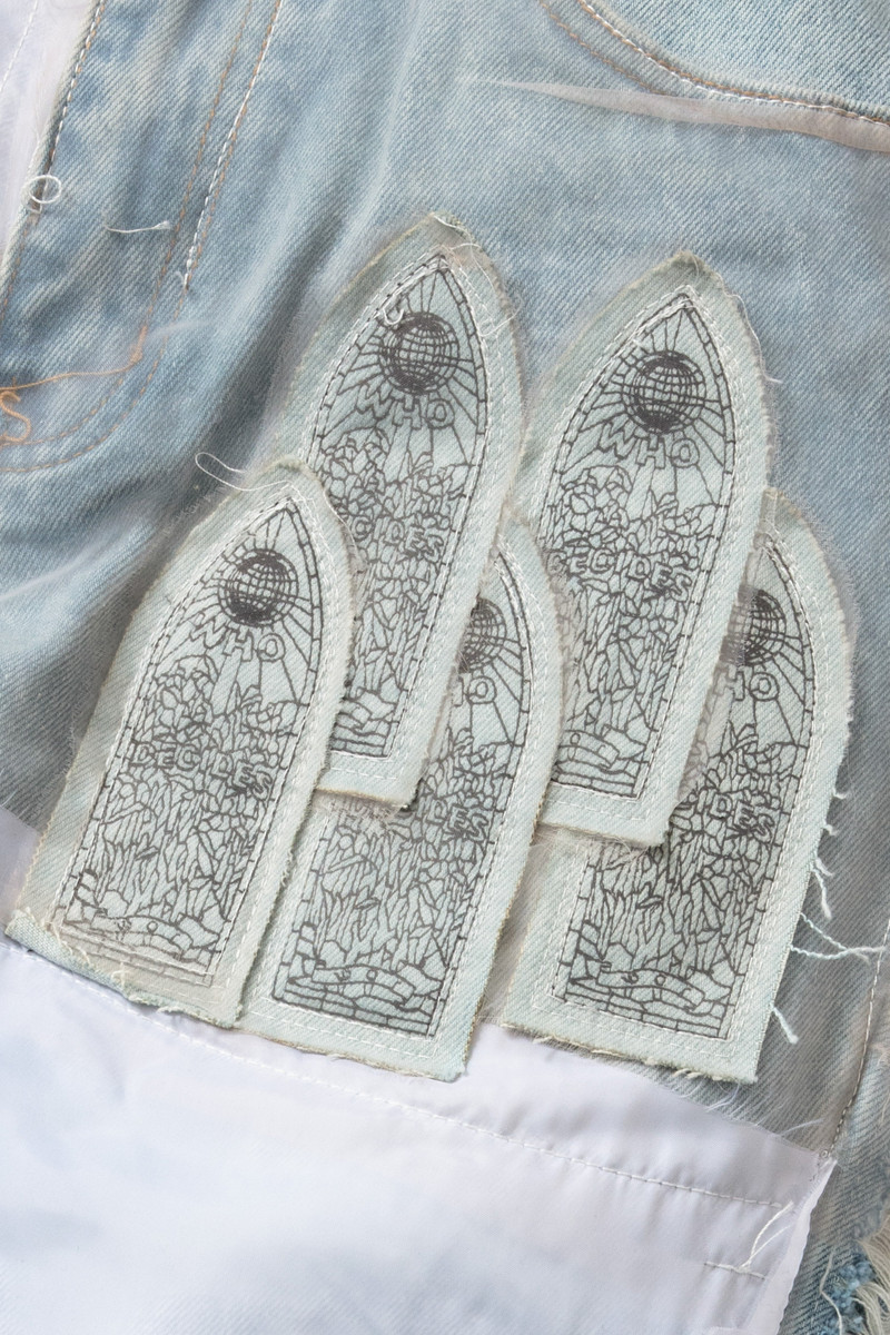 WHO DECIDES WAR WDW WINGED ORGANZA DENIM outlook