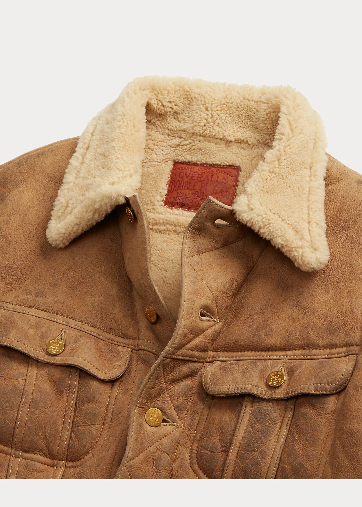 RRL by Ralph Lauren Shearling Jacket | REVERSIBLE