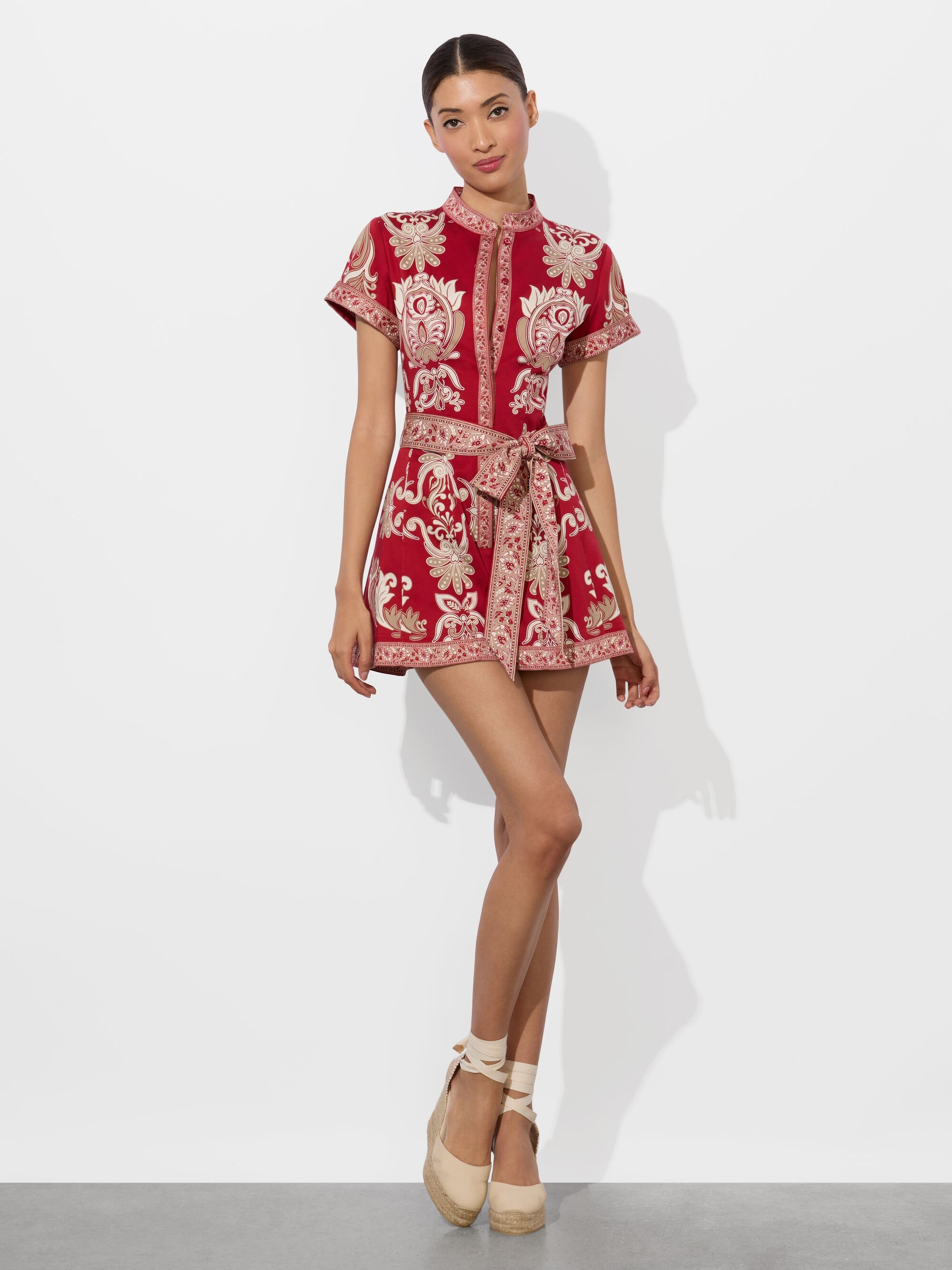 LUCY BUTTON DOWN ROMPER - 6