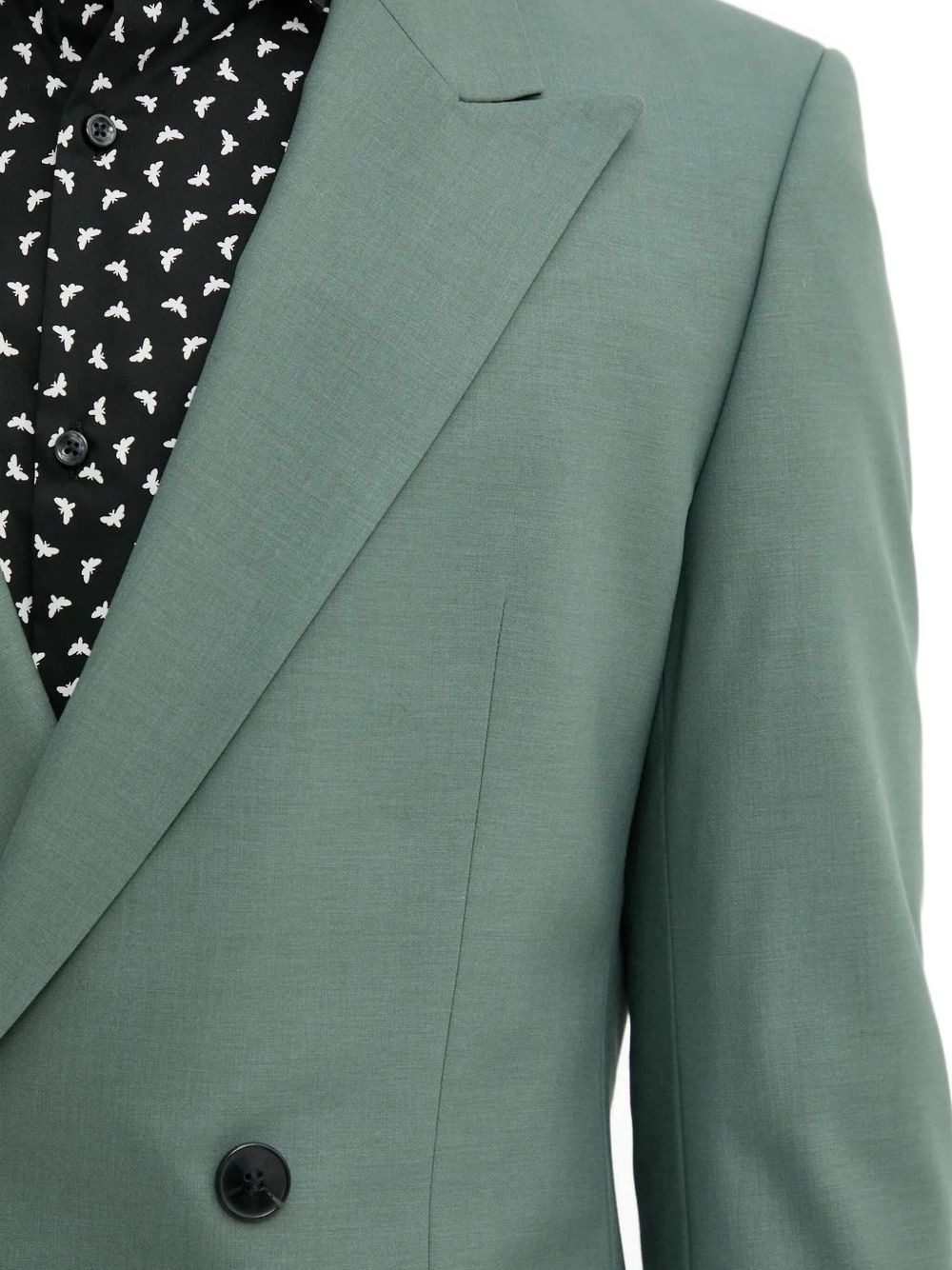 peak-lapel double-breasted blazer - 5