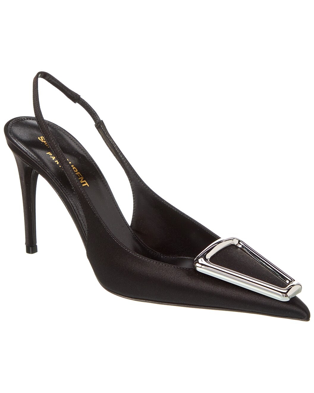 Saint Laurent Avenue 95 Satin Slingback Pump - 1