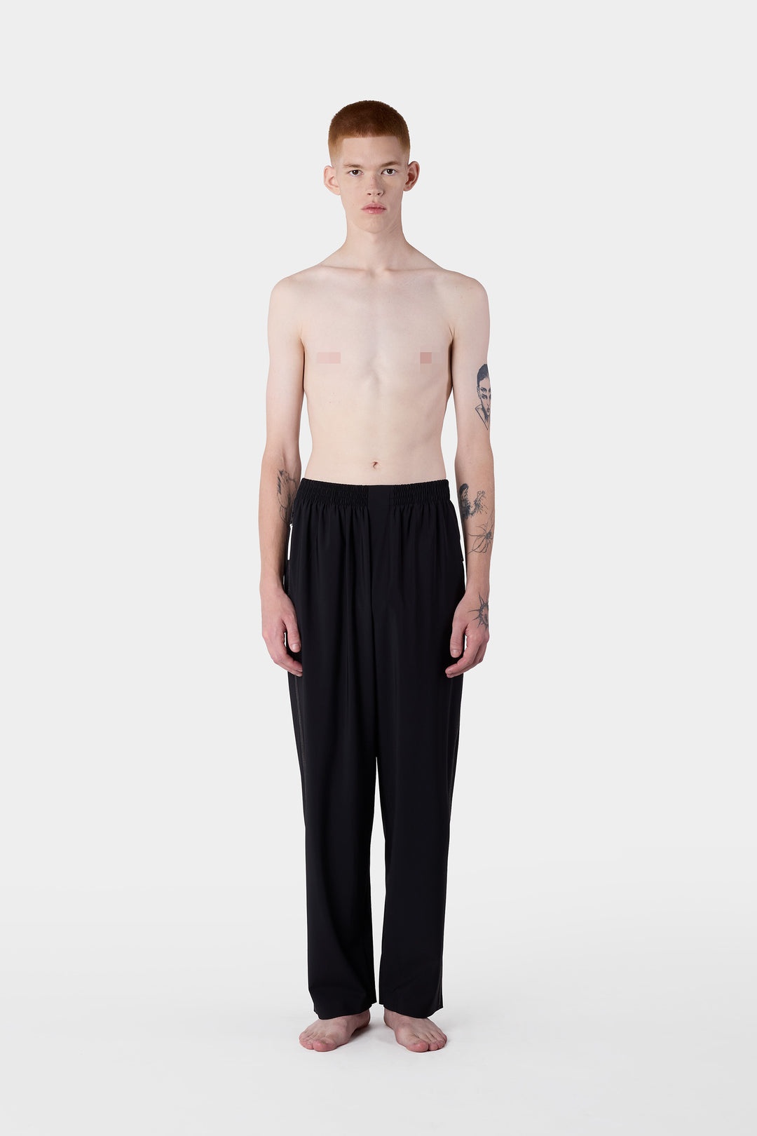 ELASTIC PANTS / black - 3