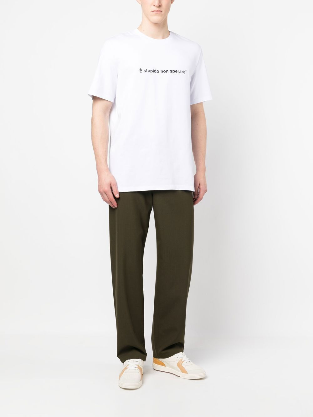 slogan-print cotton T-Shirt - 2