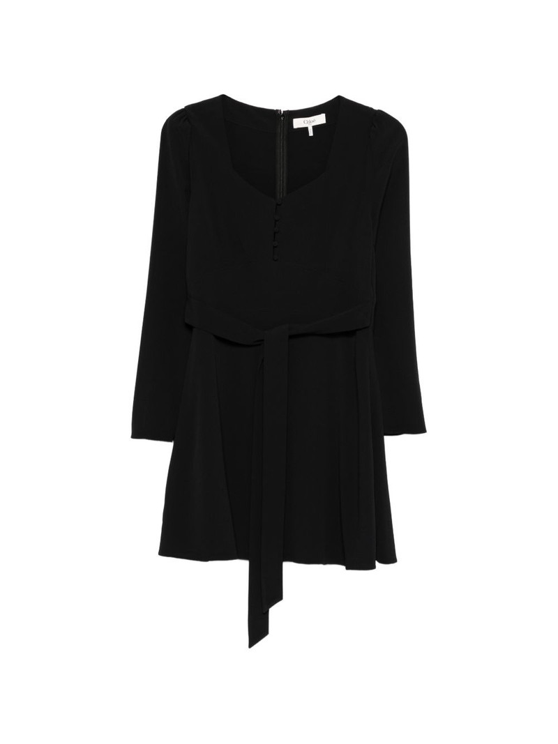 tie-waist mini dress 1