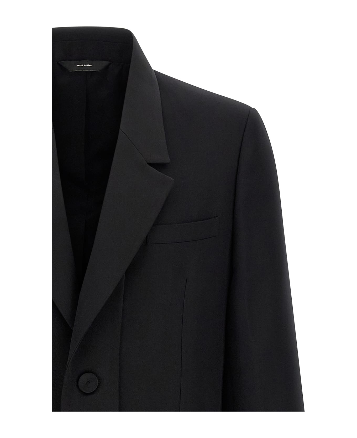 Crepe Wool Coat - 3