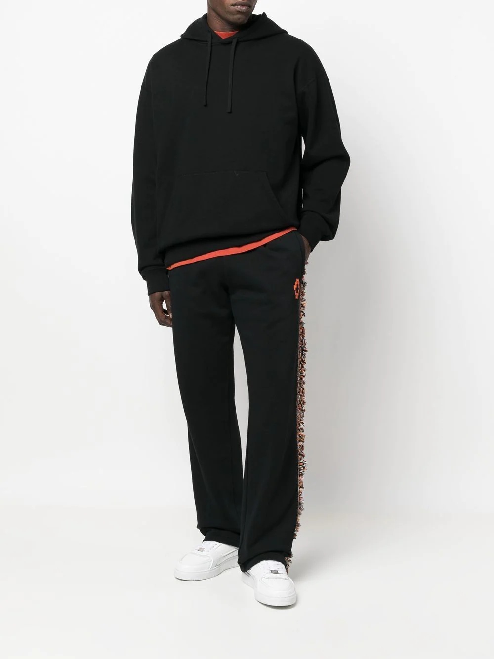 fringed-trim track pants - 2