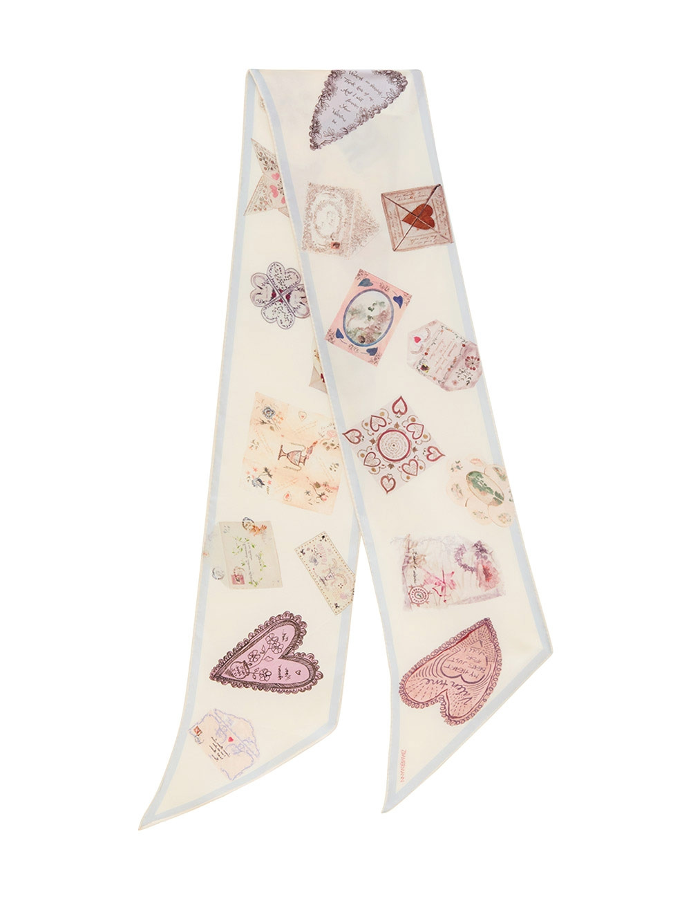 PRINTED SILK NECK SCARF - 3