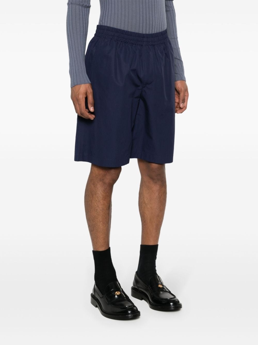 logo-embroidered bermuda shorts - 3