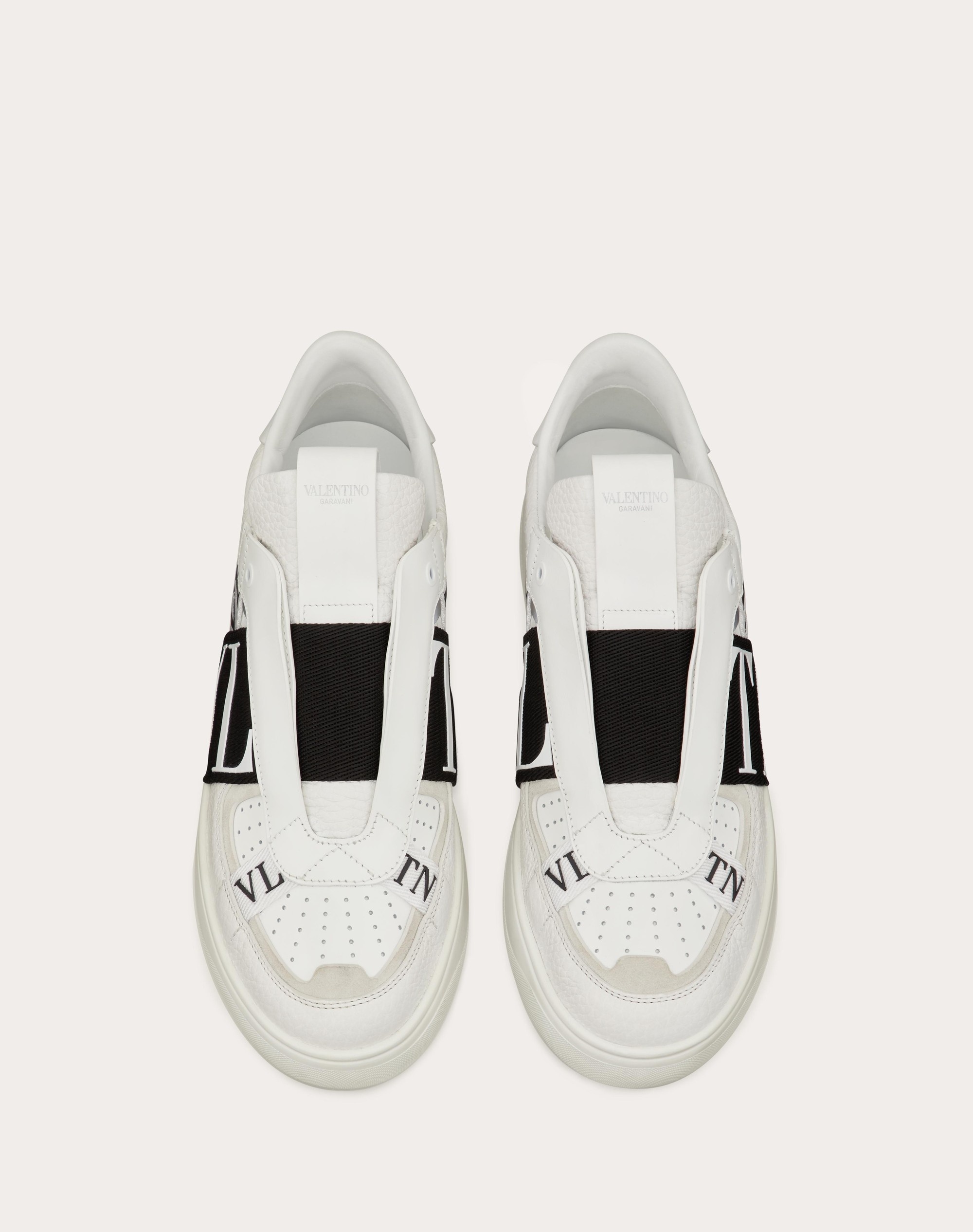 SLIP-ON CALFSKIN VL7N SNEAKER WITH BANDS - 4