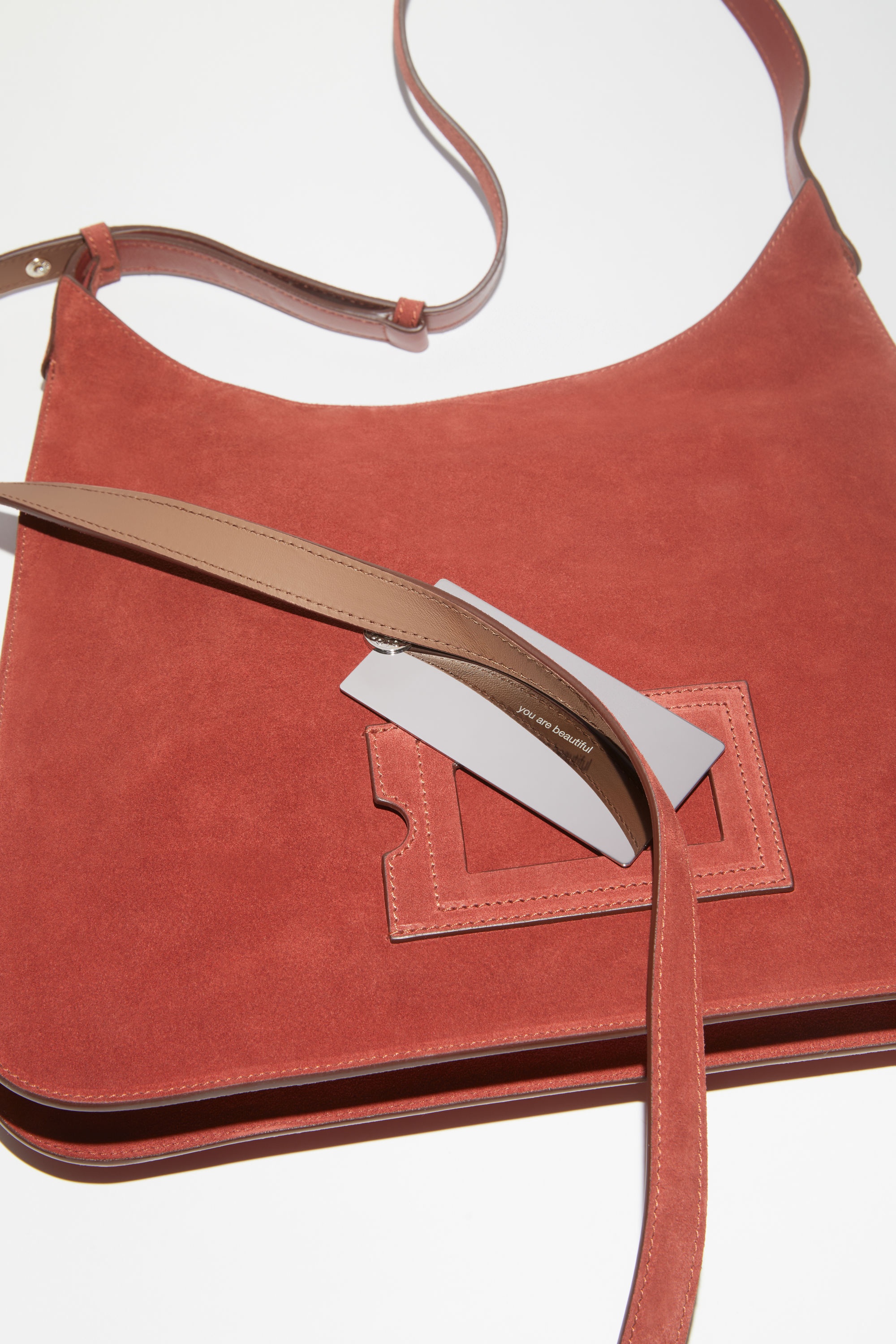 Platt shoulder bag - Burgundy - 5