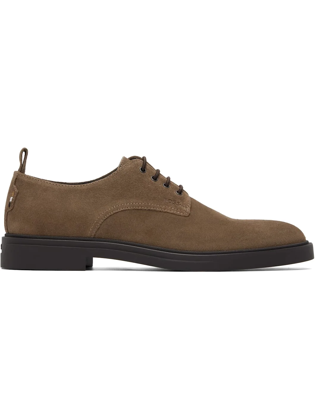 Brown Suede Derbys - 1