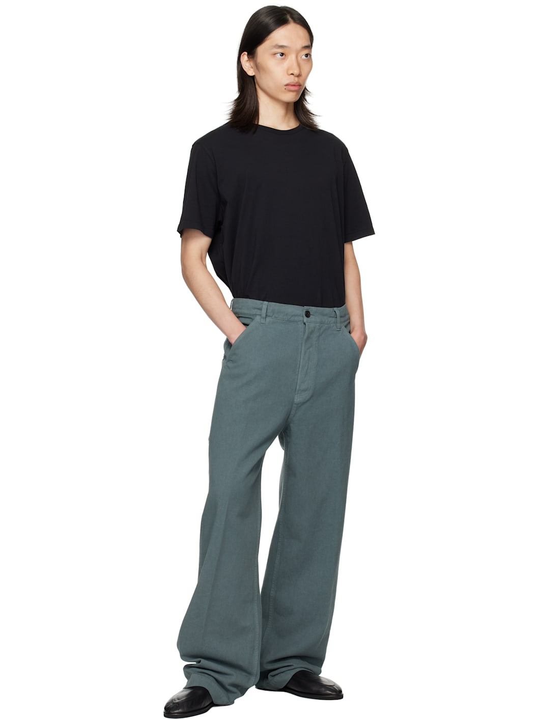 Blue Twill Trousers - 4