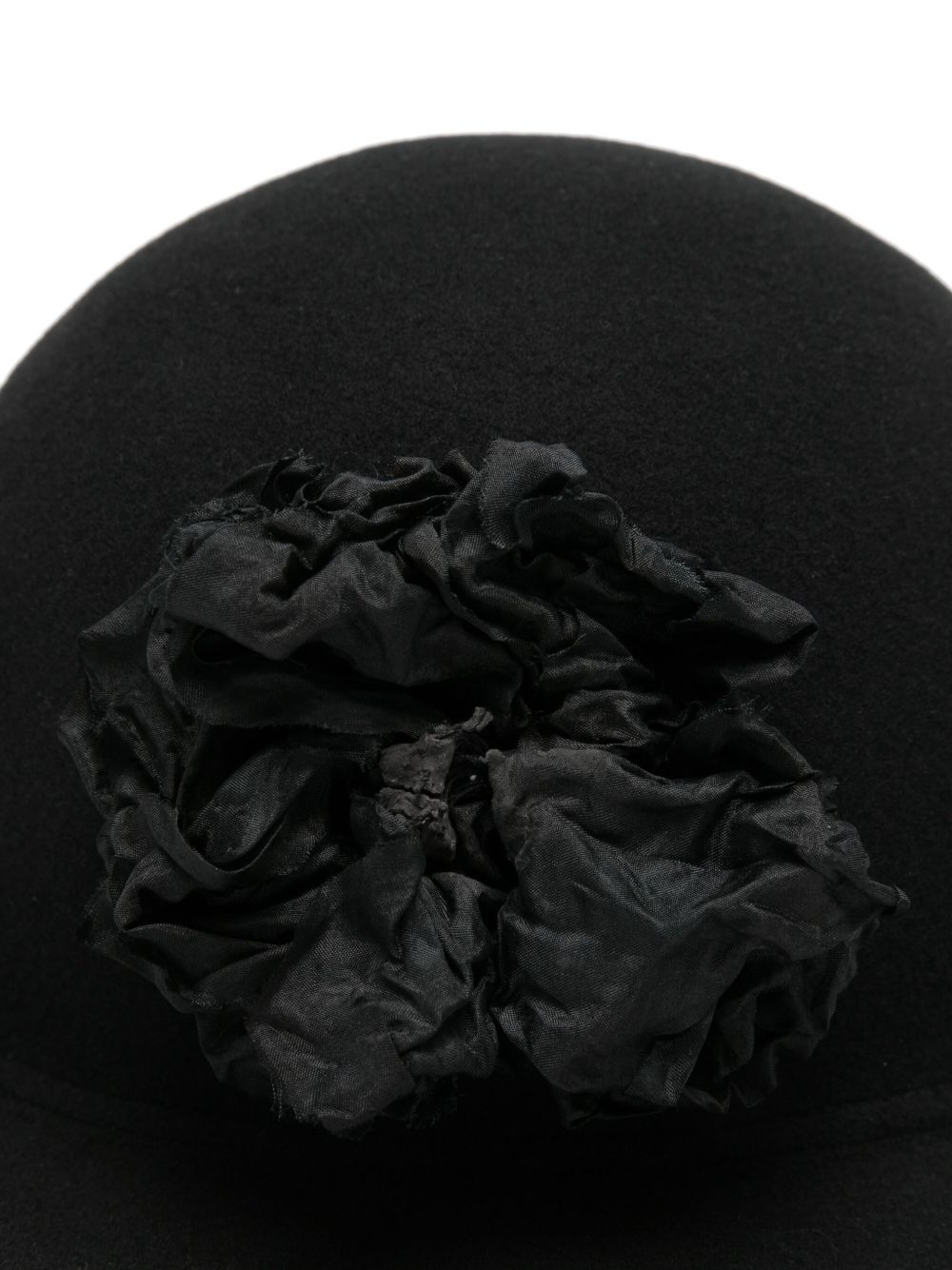 ribbon-detail hat - 3