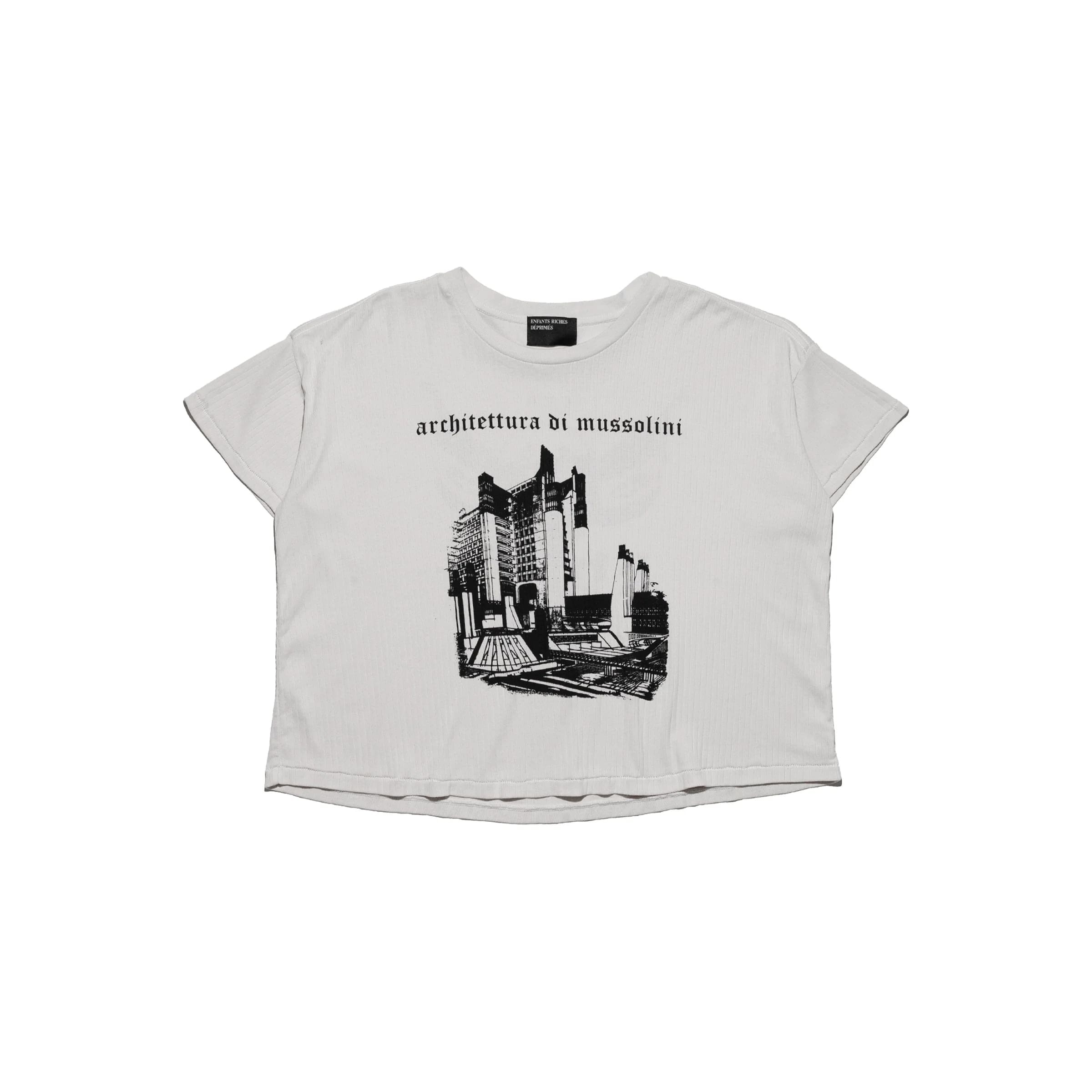 GREY PRINT T-SHIRT - 1