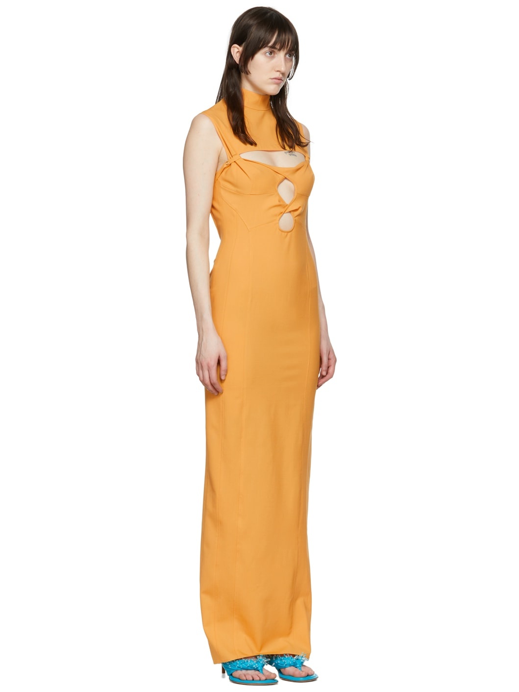 Orange 'La Robe Palmi' Maxi Dress - 2