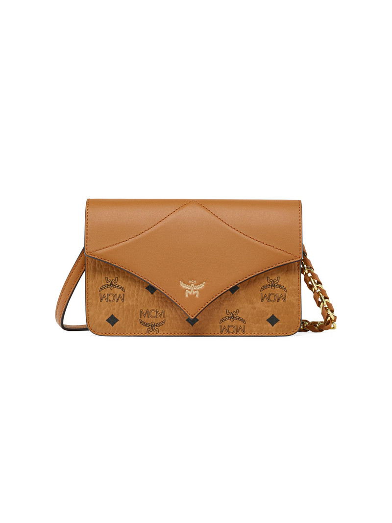 Diamond Mini Visetos & Leather Shoulder Bag 1