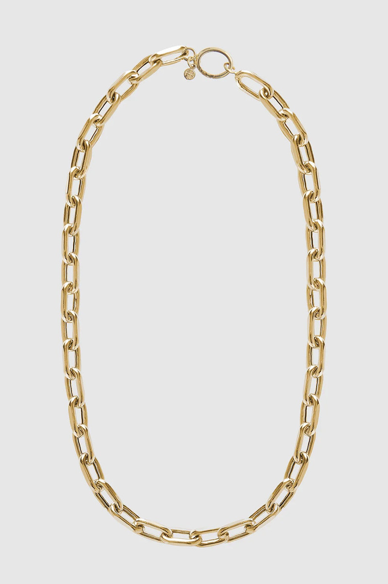 Link Necklace - 14k Gold 1