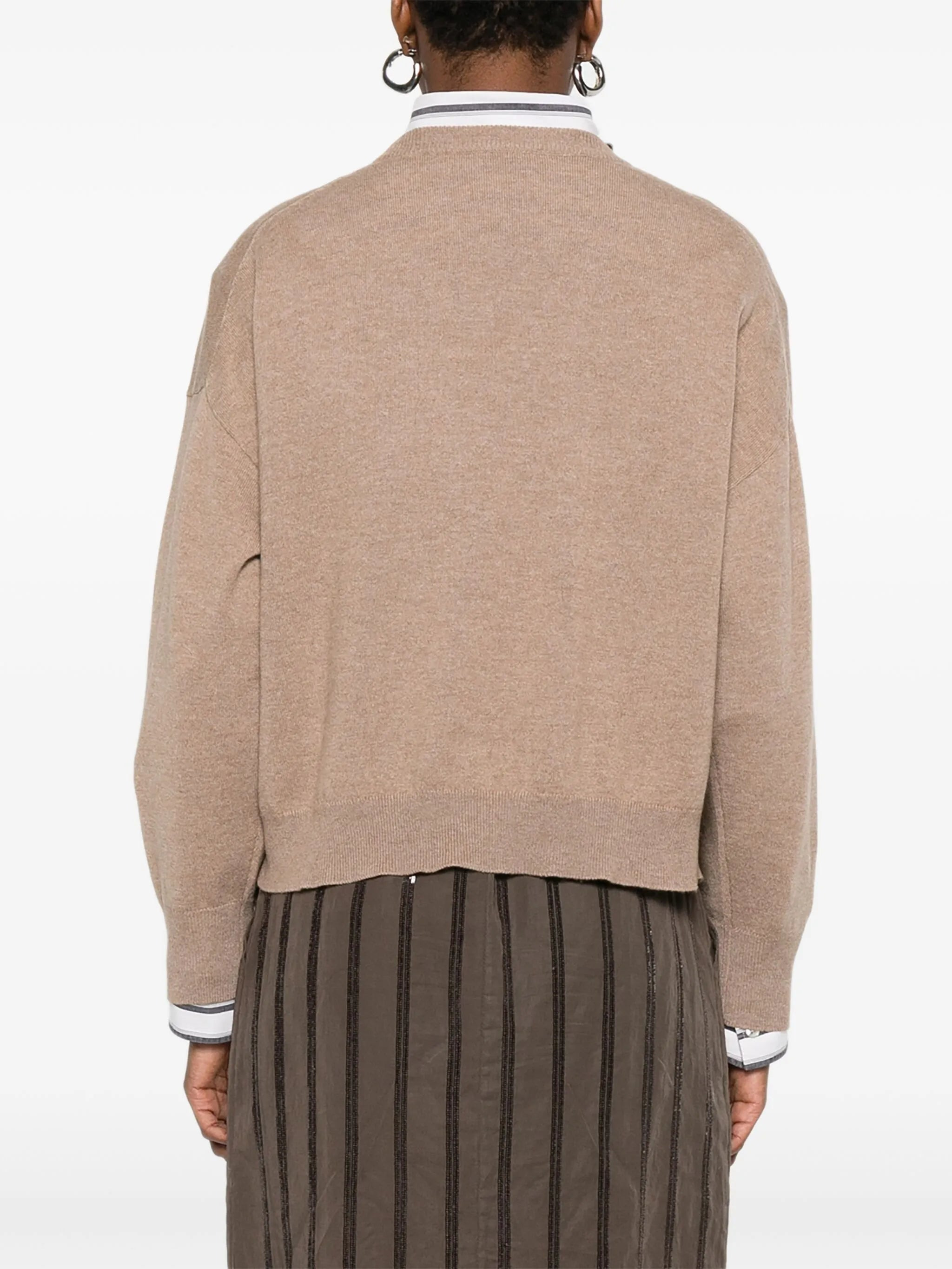 Brunello Cucinelli Faux-pocket T-shirt - 5