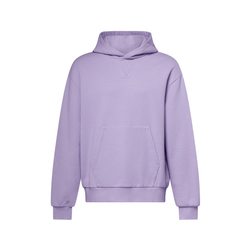 Embossed Signature Cotton Hoodie 1