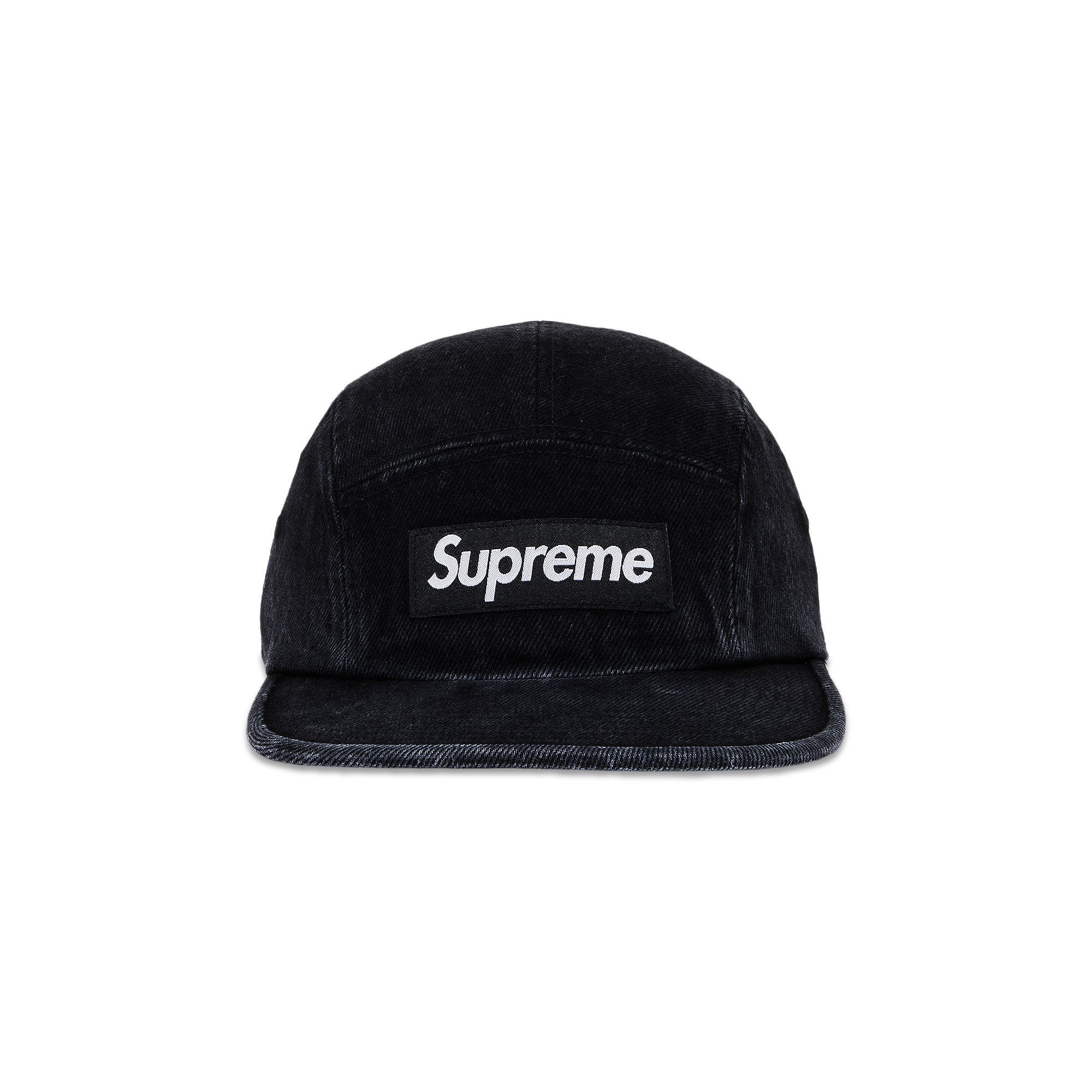 Supreme Denim Camp Cap 'Black' - 1