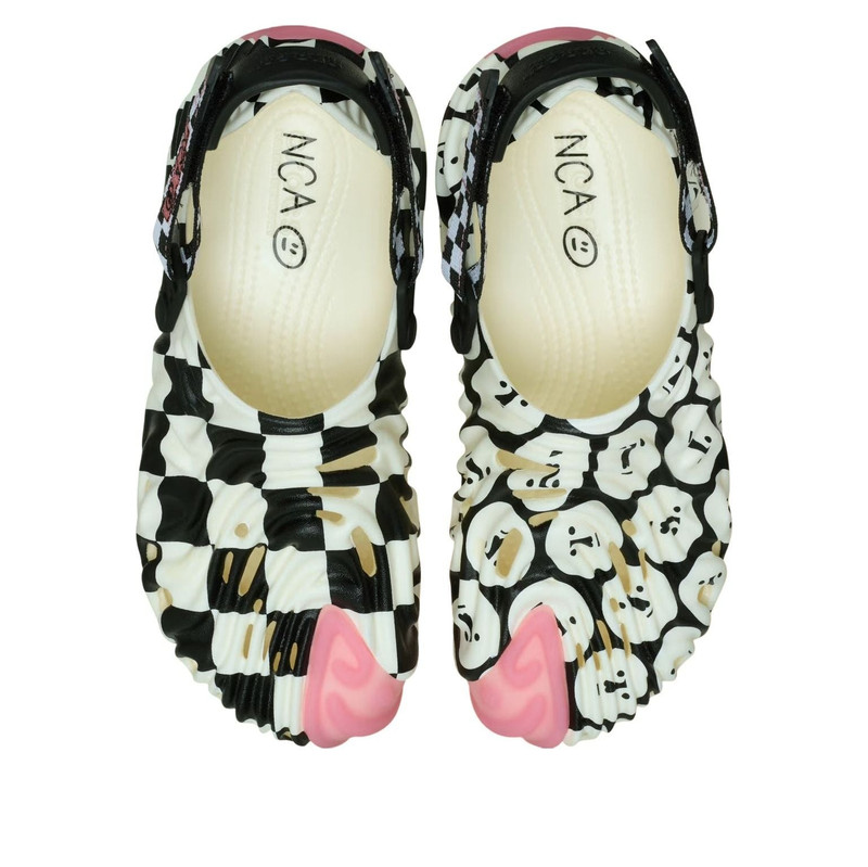 crocs (WMNS) Crocs x Nina Chanel Abney Pollex Clog 'White Black' 211422-3VN outlook